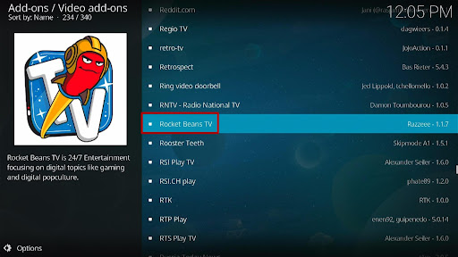 Install Rocket Beans TV Kodi Add-on 5