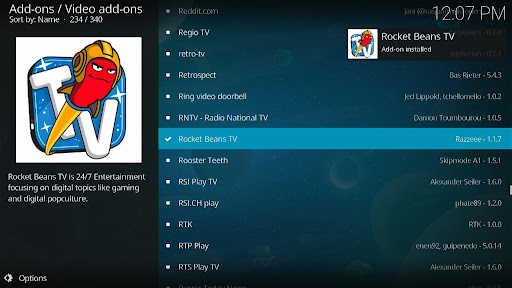Install Rocket Beans TV Kodi Add-on 8