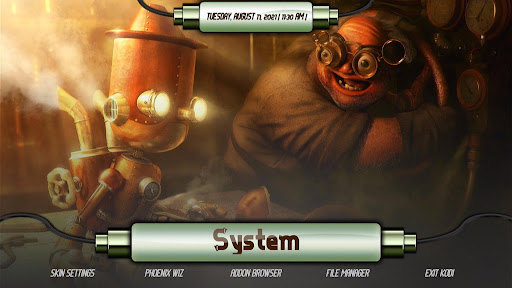 Install SteamPunk Kodi Build 35