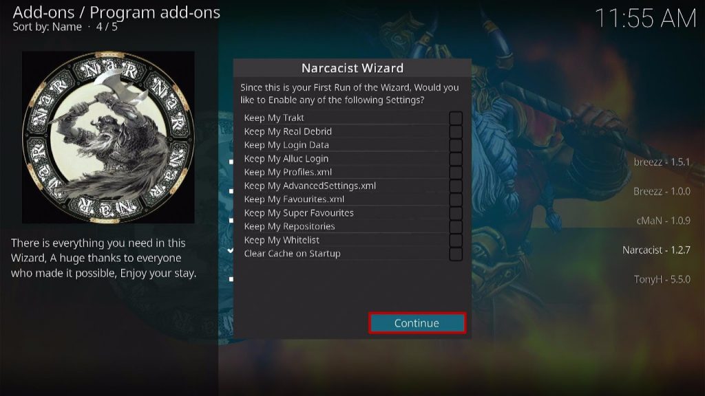 Install Topix Kodi Build 21