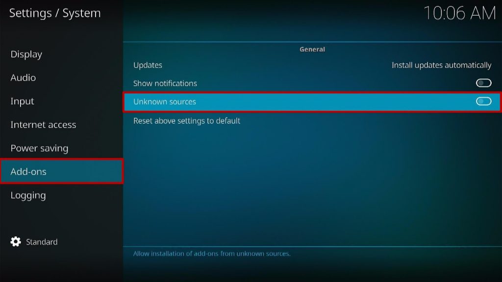 Install the Third-party Kodi Addon on Kodi 19.1 Matrix 3