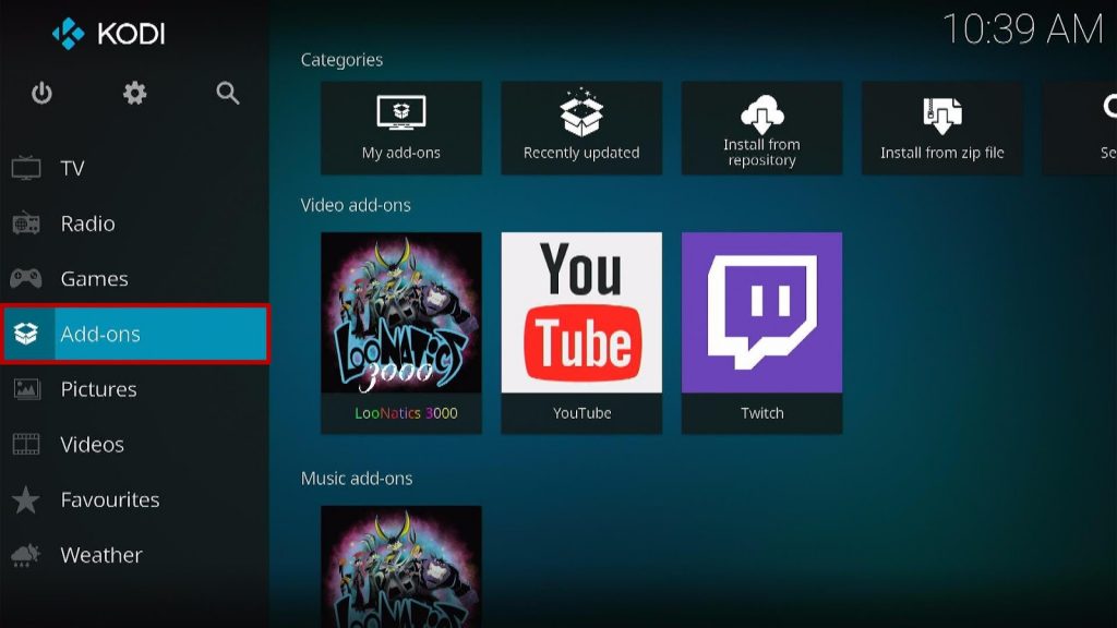 Install Twitch Kodi Addon 9