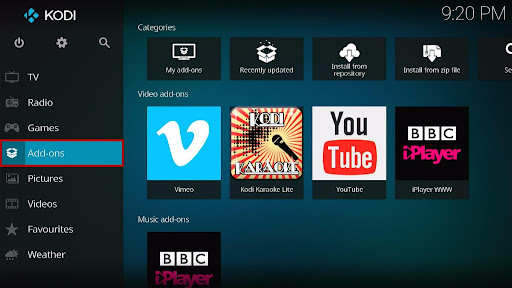 Install iPlayer WWW Kodi Addon 9
