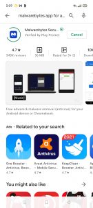 Malwarebytes Android 6