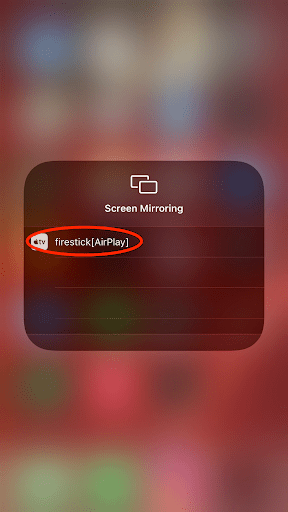 Mirror iPhone to Firestick 13