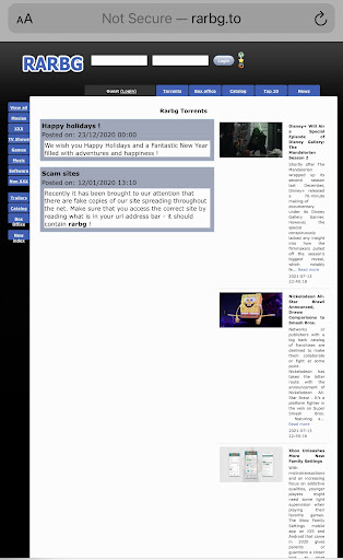 RARBG on IOS