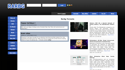 RARBG on macOS