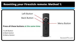 Reset Firestick Remote M-1