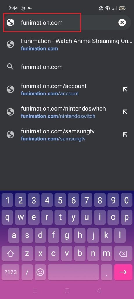 Stream the Funimation Website on your Android Device 2