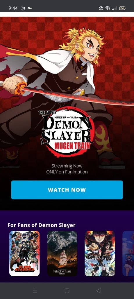 Stream the Funimation Website on your Android Device 3