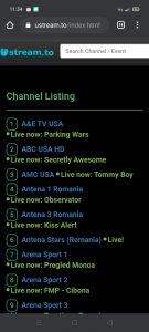 UStream Live TV Android 4