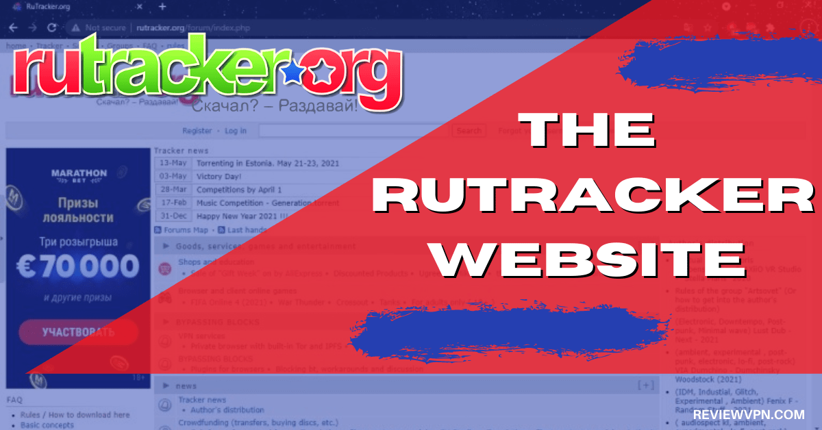 The RuTracker Website
