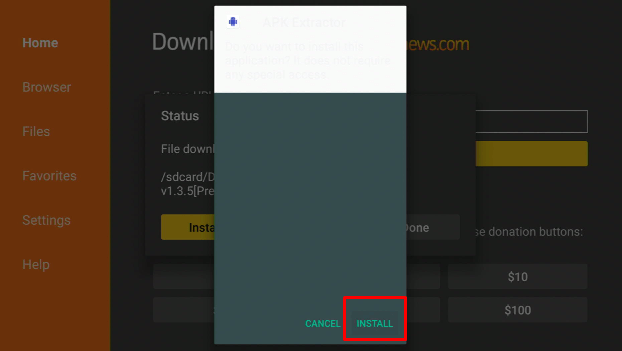 Install APK Extractor on Firestick Step 15