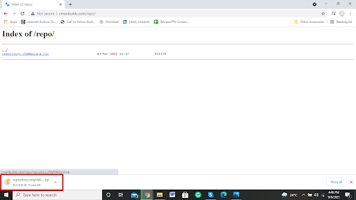 Check if the Repo Link is still working 3.2
