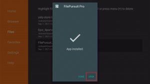 Install FilePursuit Pro on Firestick 18