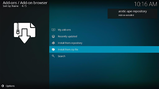 Install ApeX Sports Kodi Addon 14