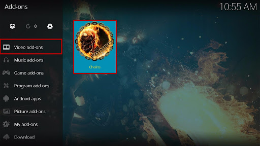 Install Chains Kodi Addon 23