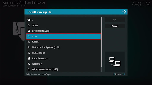 Install EzzerMacs Build on Kodi 12