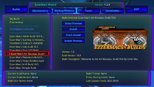 Install EzzerMacs Build on Kodi 27