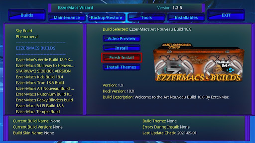 Install EzzerMacs Build on Kodi 28