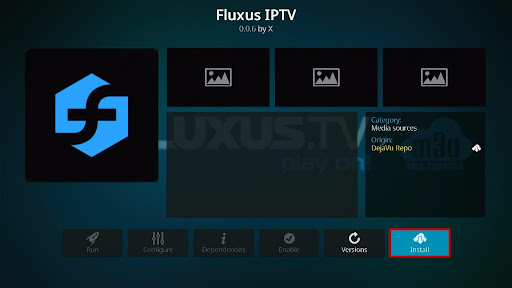 Install Fluxus IPTV Kodi Add-on 20
