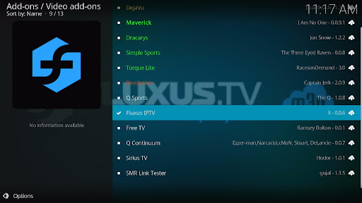 Install Fluxus IPTV Kodi Add-on 21