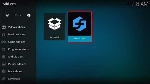 Install Fluxus IPTV Kodi Add-on 23
