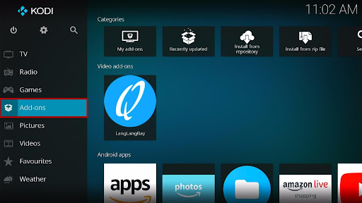 Install LangLangBay Kodi Addon 23
