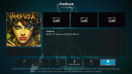 Install Medusa Kodi Addon 19