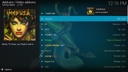 Install Medusa Kodi Addon 21