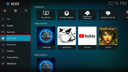 Install Medusa Kodi Addon 22