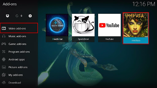 Install Medusa Kodi Addon 23