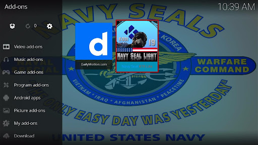 Install Navy Seal K19 Lite Kodi Addon 24