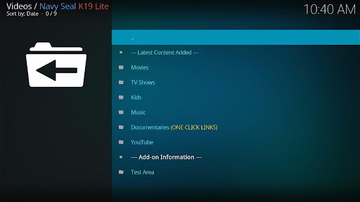Install Navy Seal K19 Lite Kodi Addon 25