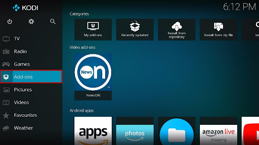 Install NewsOn Kodi Addon 8
