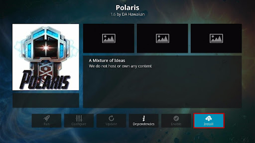 Install Polaris Kodi Addon 20
