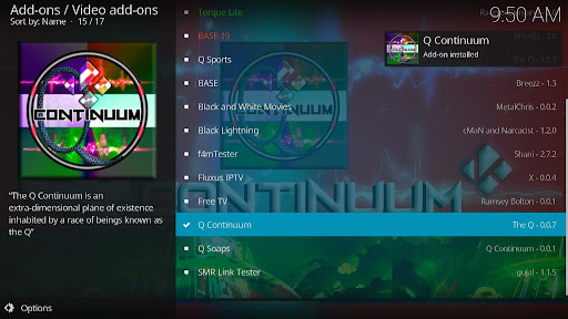 Install Q-Continuum Kodi Addon 21