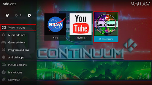 Install Q-Continuum Kodi Addon 23