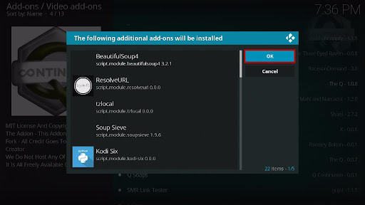 Install Q-Sports Kodi Addon 20