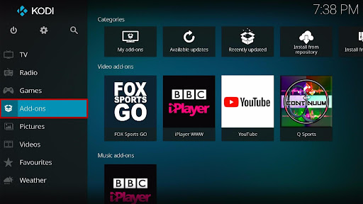 Install Q-Sports Kodi Addon 22