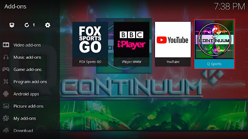 Install Q-Sports Kodi Addon 23