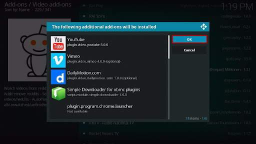 Install Reddit.com Kodi Addon 7