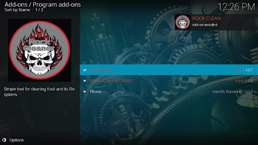 Install Rock Cleaner Kodi Addon 20
