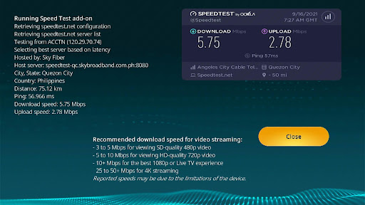 Install Speed Tester Kodi Addon 12