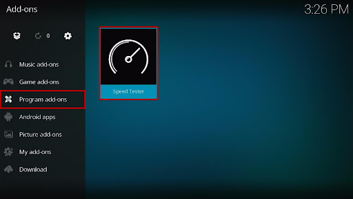 Install Speed Tester Kodi Addon 9