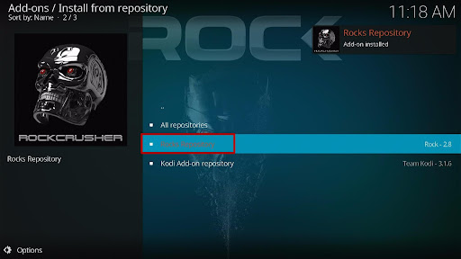Install VMAXX Kodi Addon 16