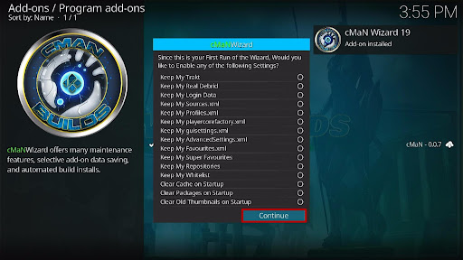 Install Wave Kodi Build 22