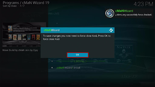 Install Wave Kodi Build 33