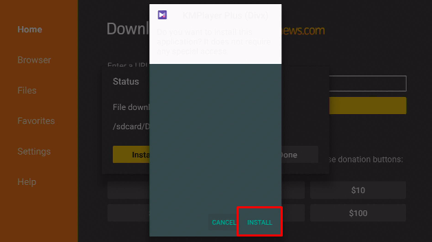 KM Player Plus install