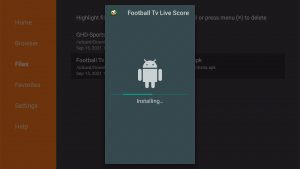 Install Football TV HD on Firestick Step 17